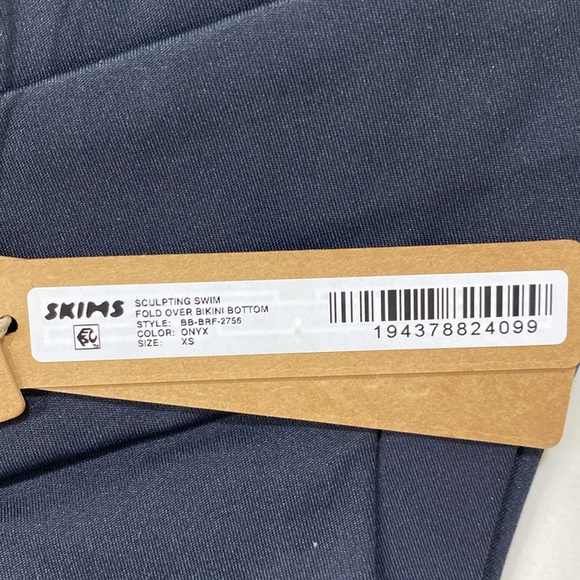 NWT Skims Sculpting Swim Fold Over Ruched Bikini Bottom only BB BRF 2756 - Picture 7 of 7